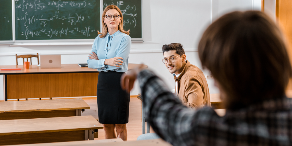 A group is looking into a problem by discussing it together.