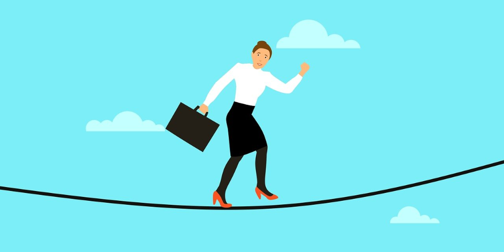 Working parents face a balancing act with work and kids.