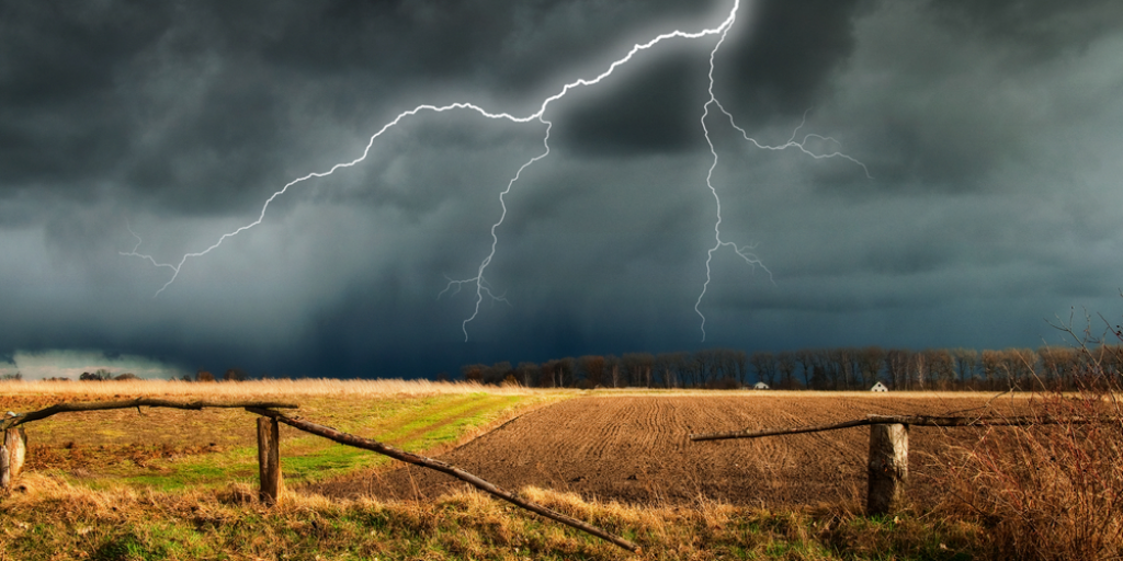 A storm blows over when it ends without causing lasting damage