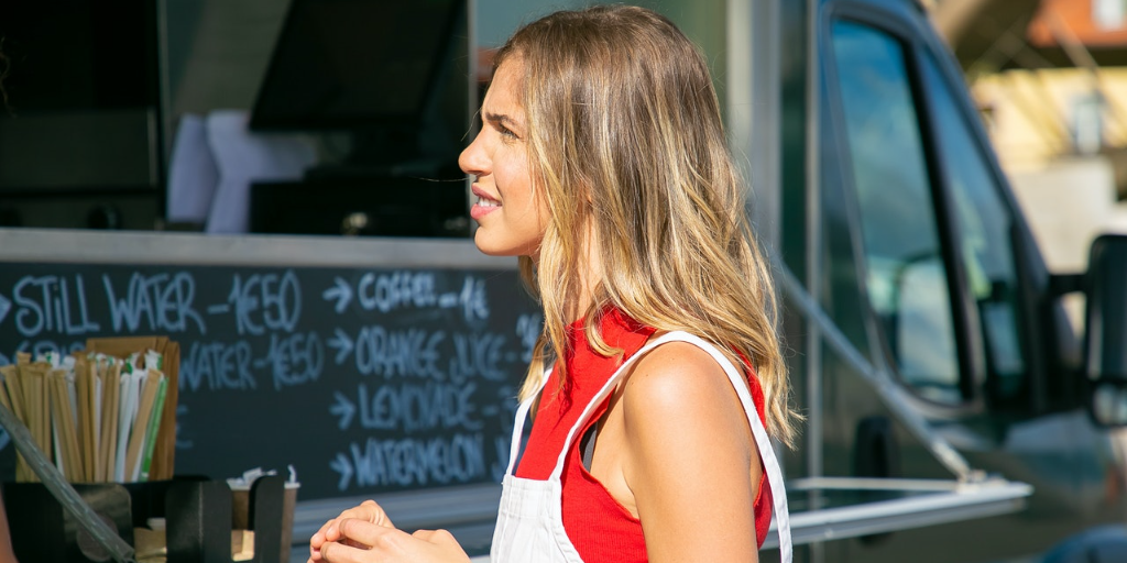 She decided on the Greek restaurant