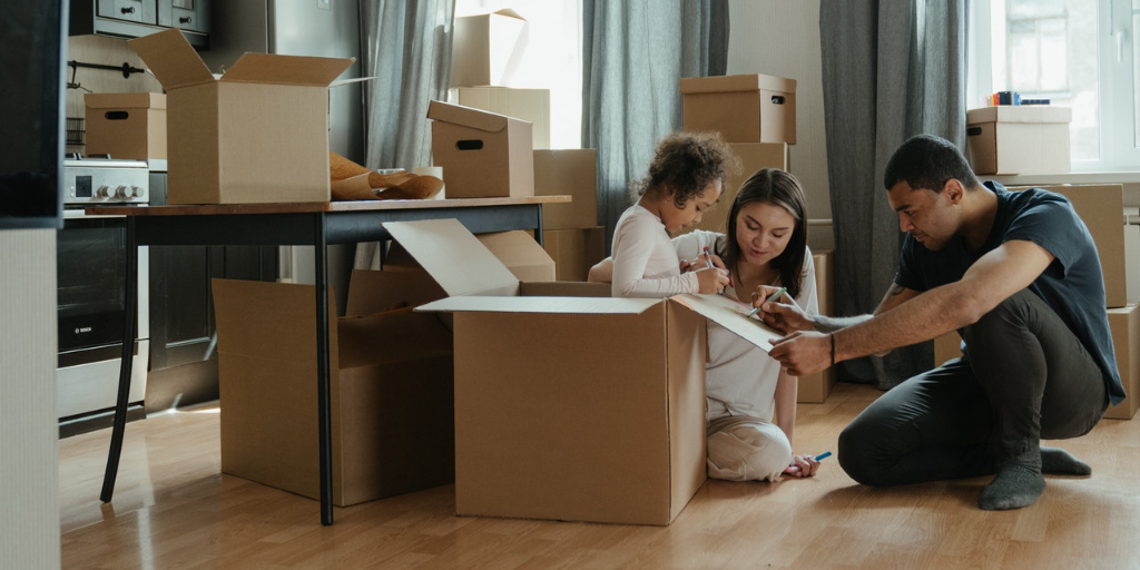 The family had to move to make ends meet