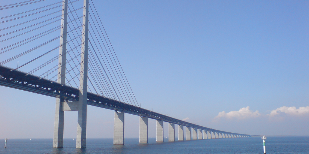 The Öresund Bridge from underneath